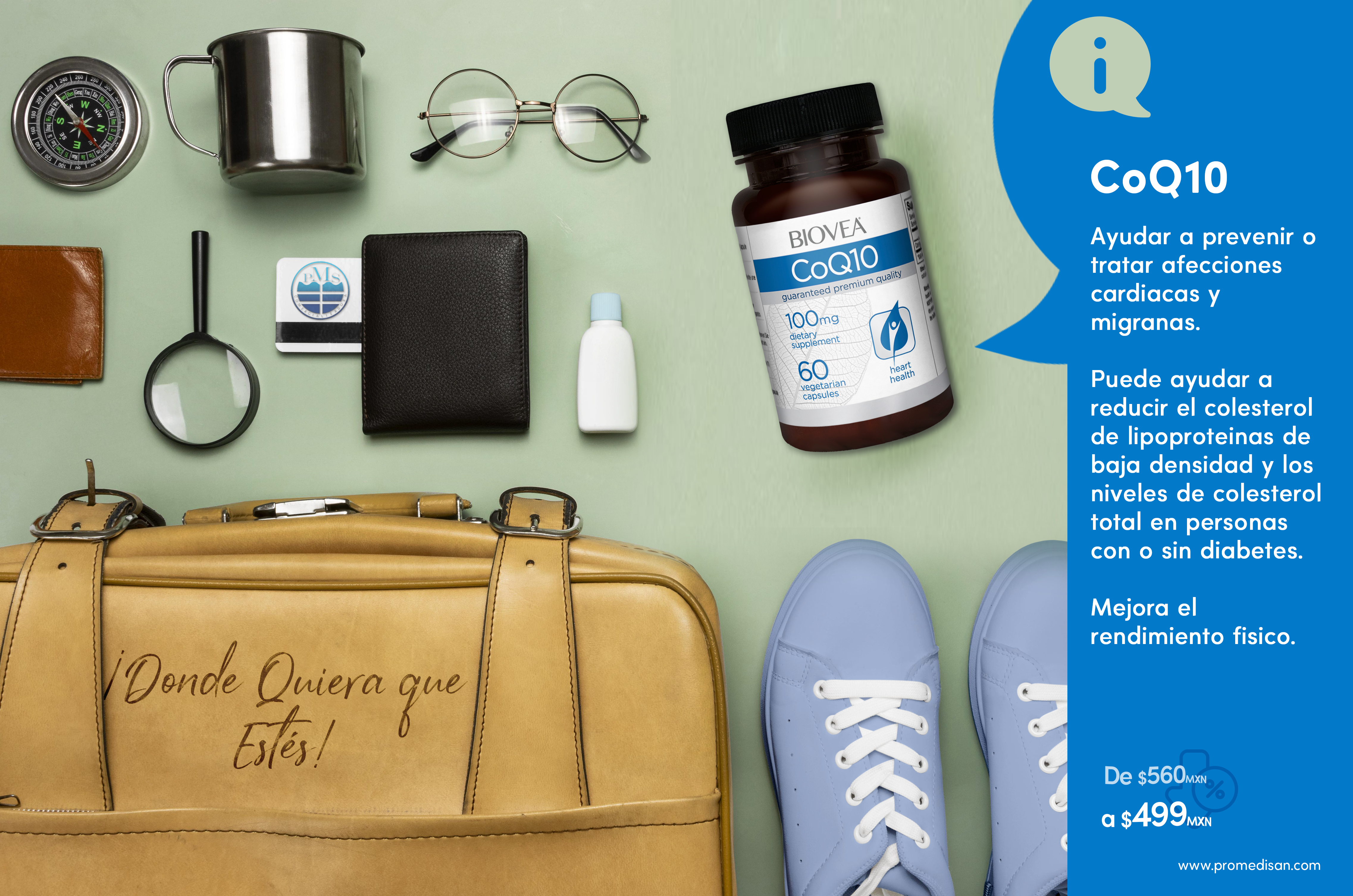 Biovea Coenzima q10 (coq10) 100mg 60 cápsulas vegetarianas