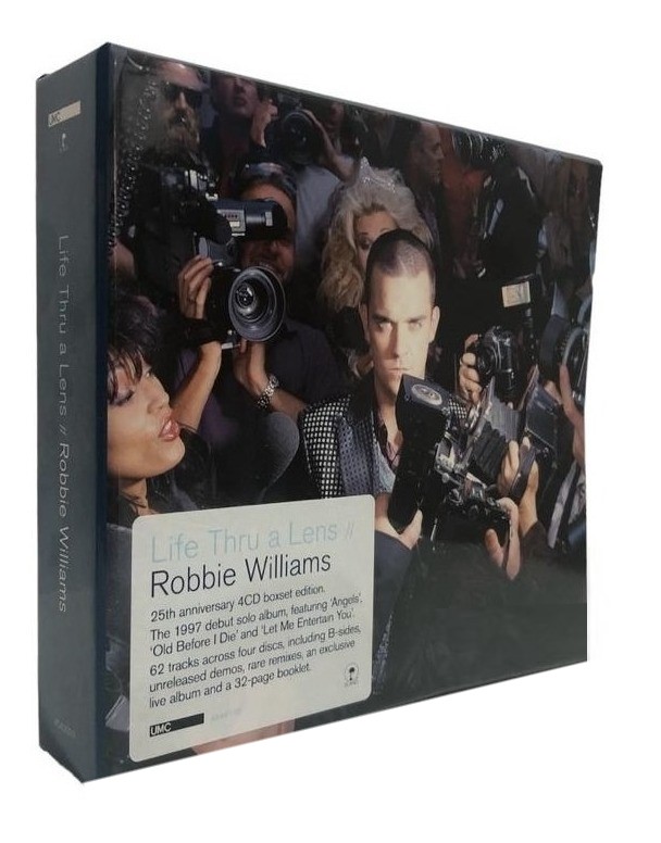 Robbie Williams Life Thru A Lens Deluxe Box 4 Discos Cd
