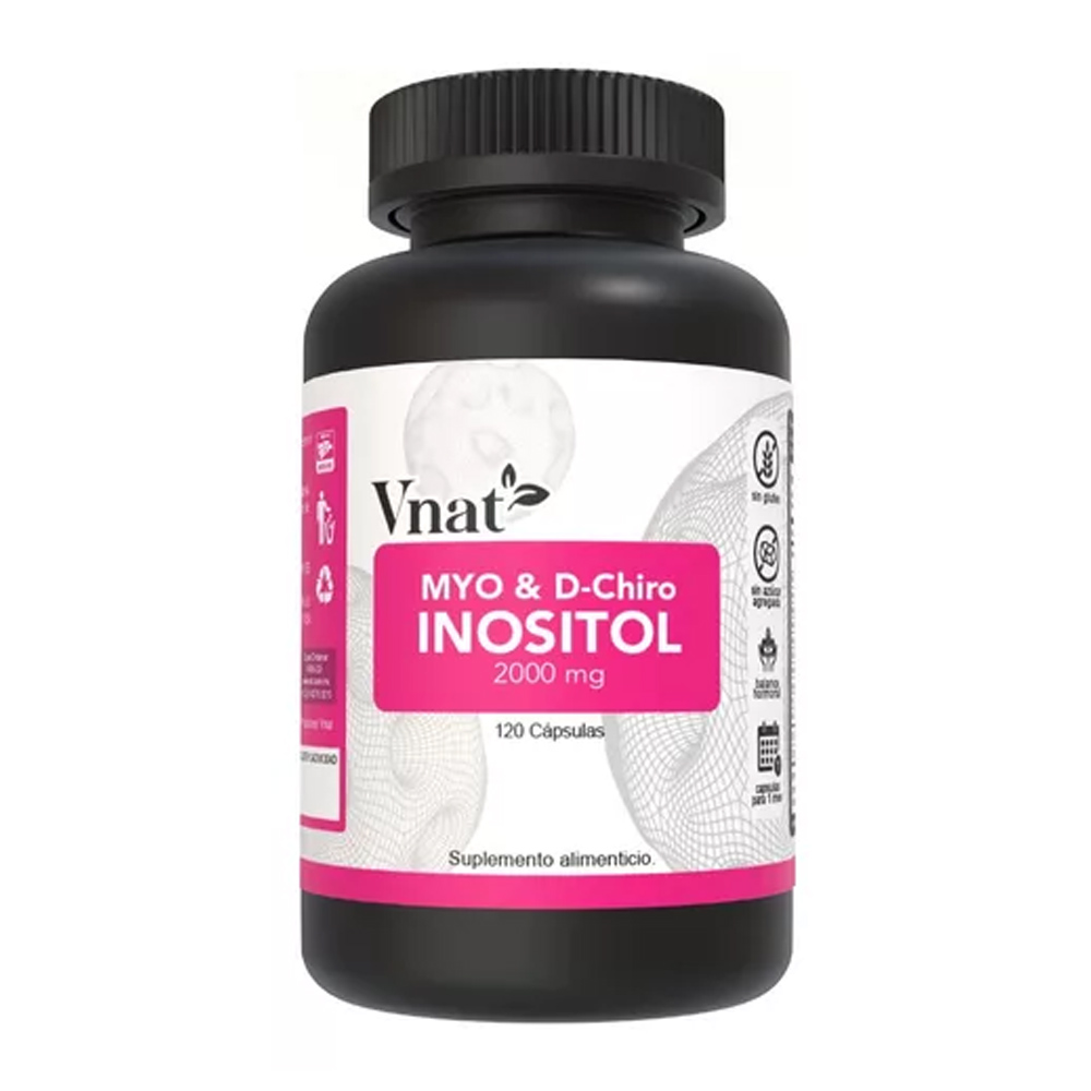 Myo & D-chiro Inositol 2000 Mg Vnat 120 Capsulas