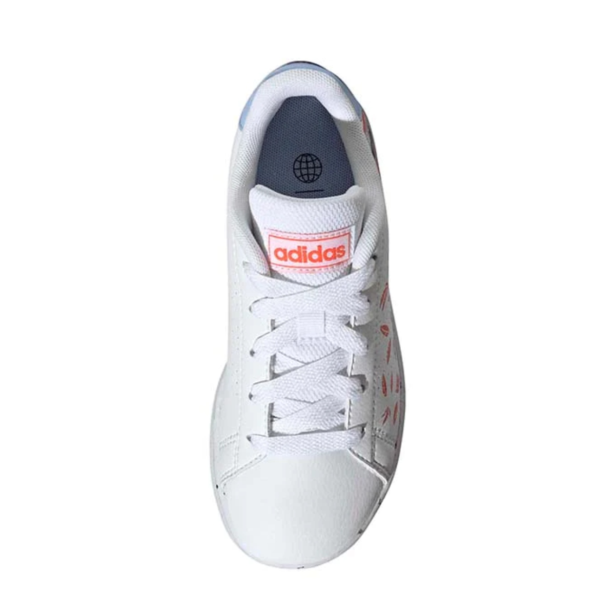 Tenis Casual Adidas Advantage Moana blanco H06326.