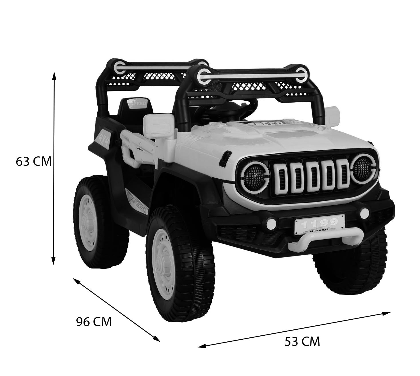 Camioneta Montable Electrico Buggy 12V SH-1199 Amarillo