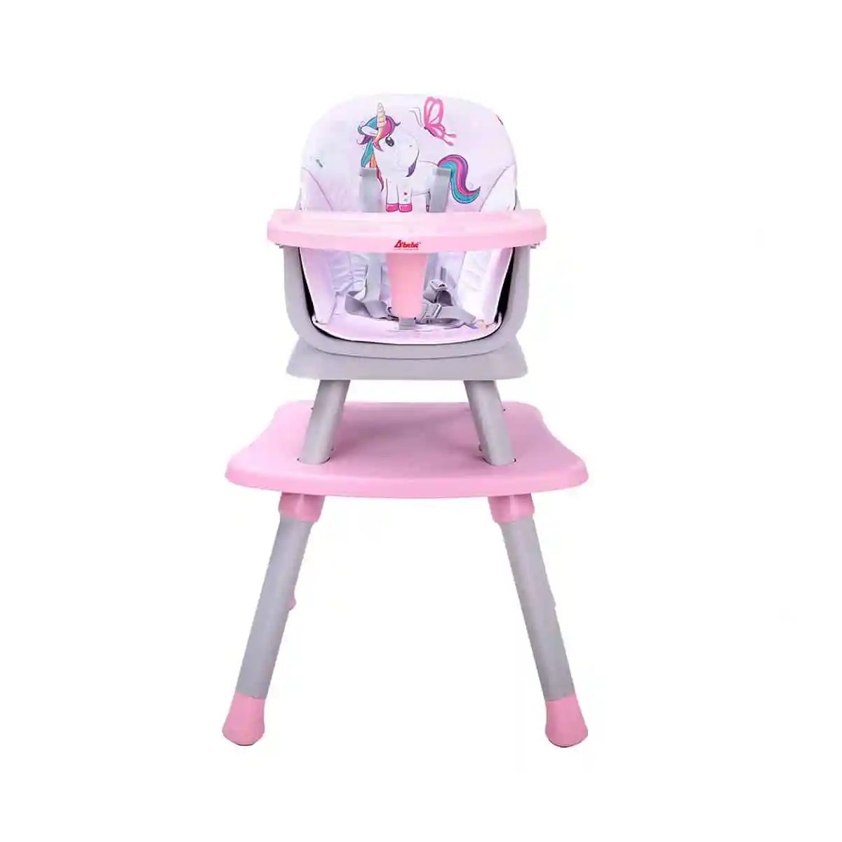 Silla Alta 4 en 1 Grow With Me D'Bebé Rosa ENDY10