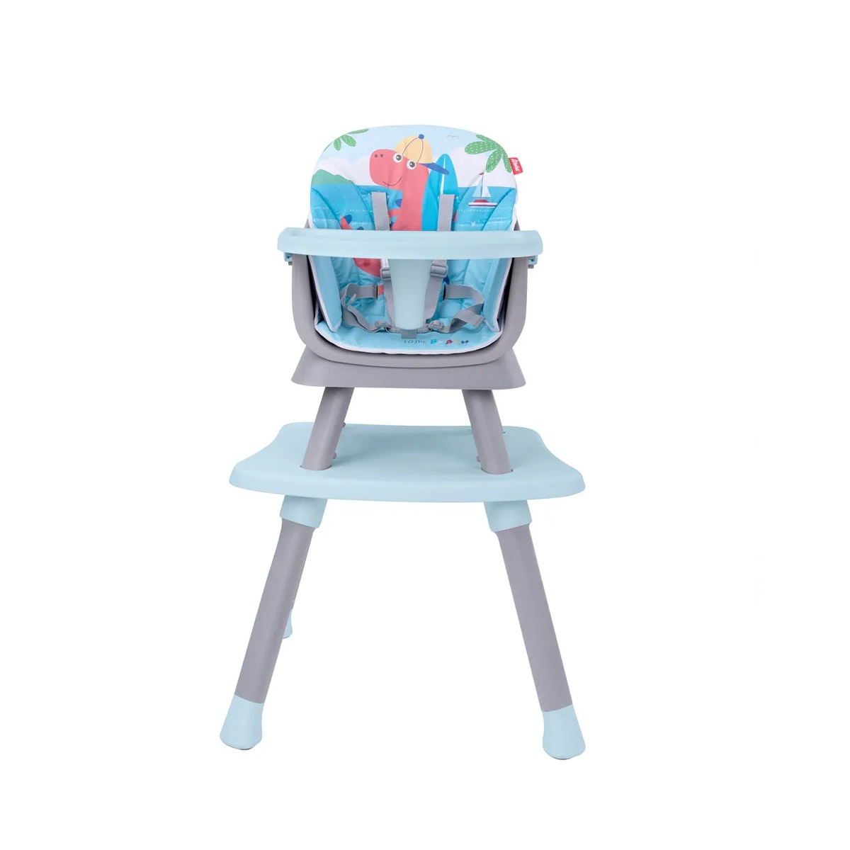 Silla Alta 4 en 1 Grow With Me D'Bebé Azul/Gris ENDY10