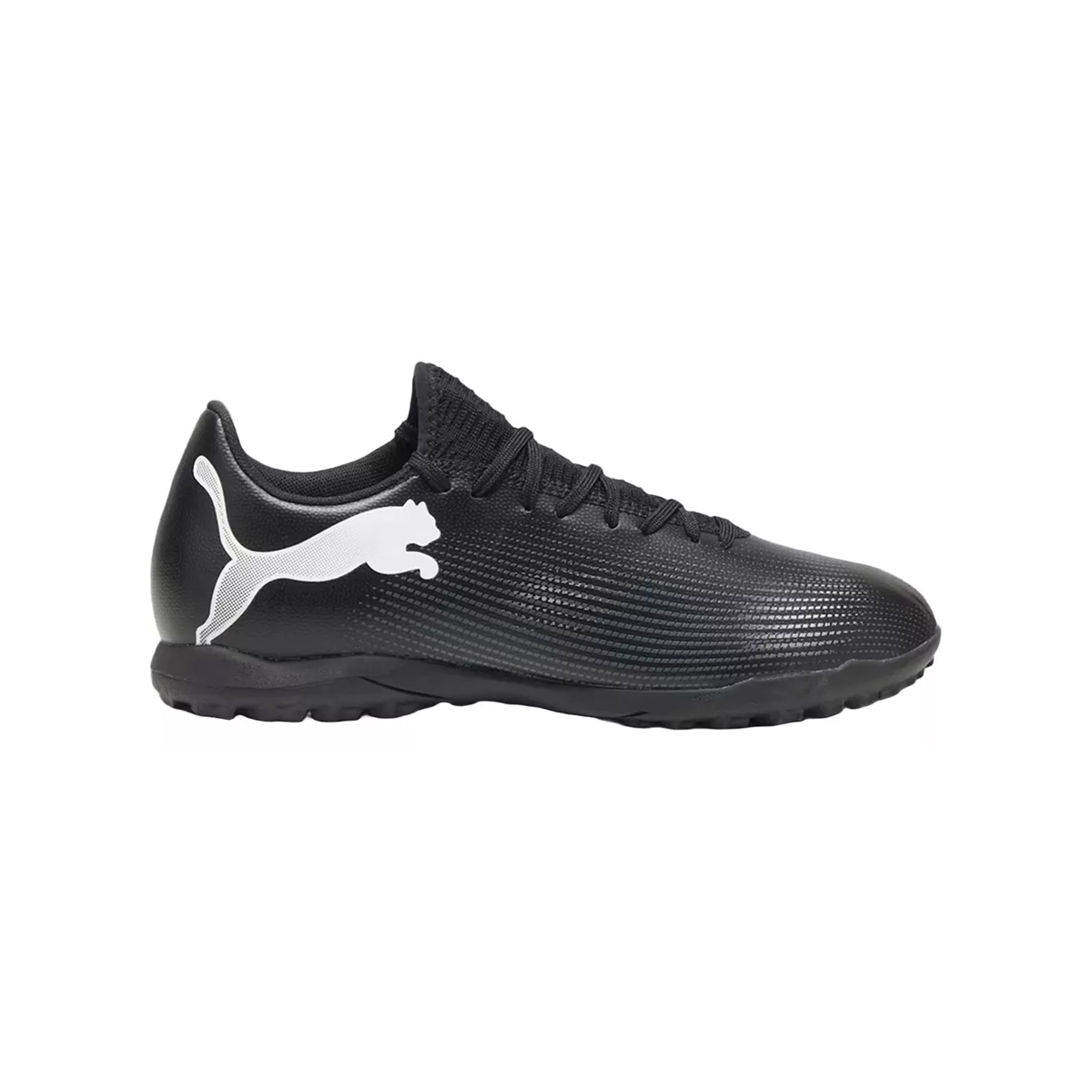 Tenis Futbol Rapido Turf Puma FUTURE 7 PLAY TT Negro Blanco