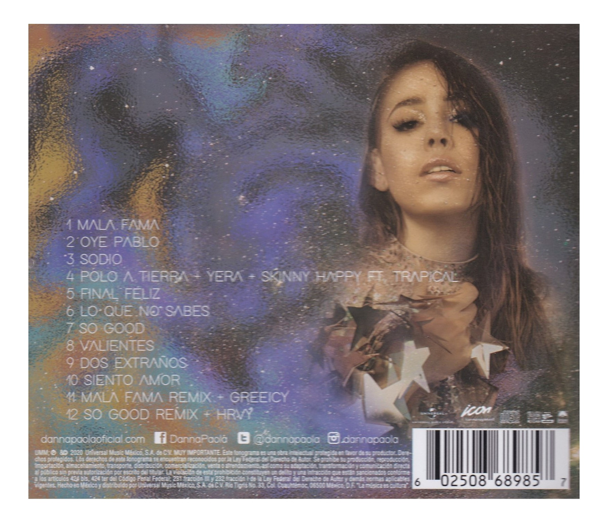 Danna Paola - Siete 7 / + Mas Deluxe - Disco Cd - Nuevo