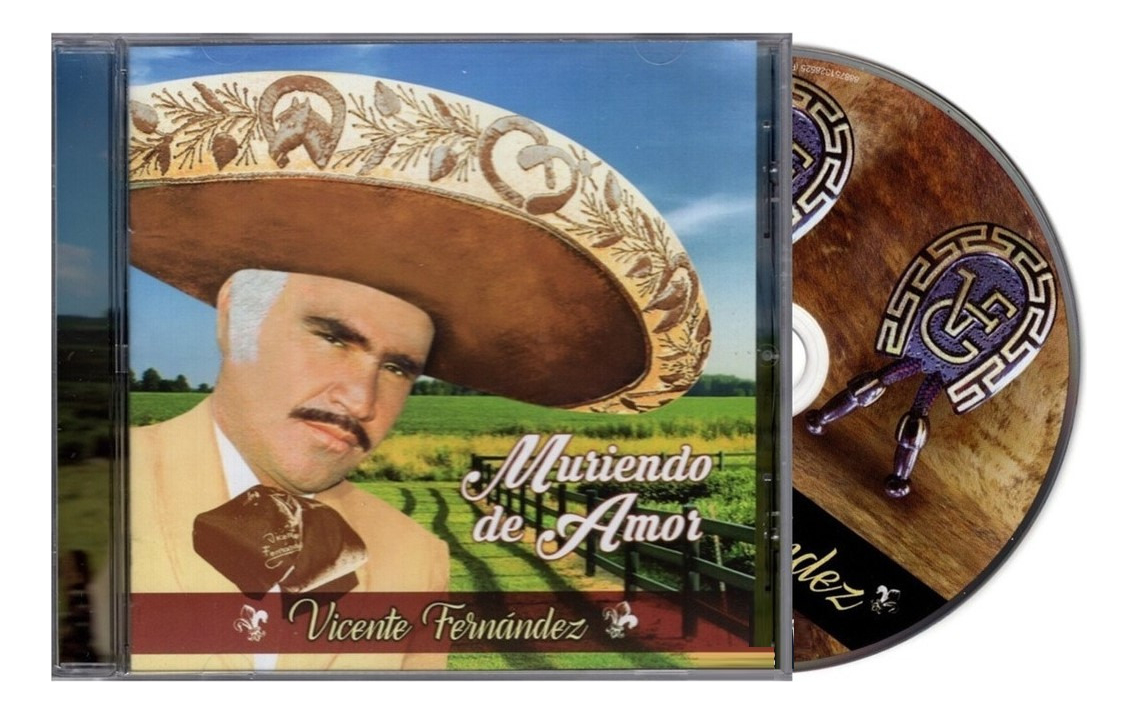 Muriendo De Amor Vicente Fernandez Disco Cd 