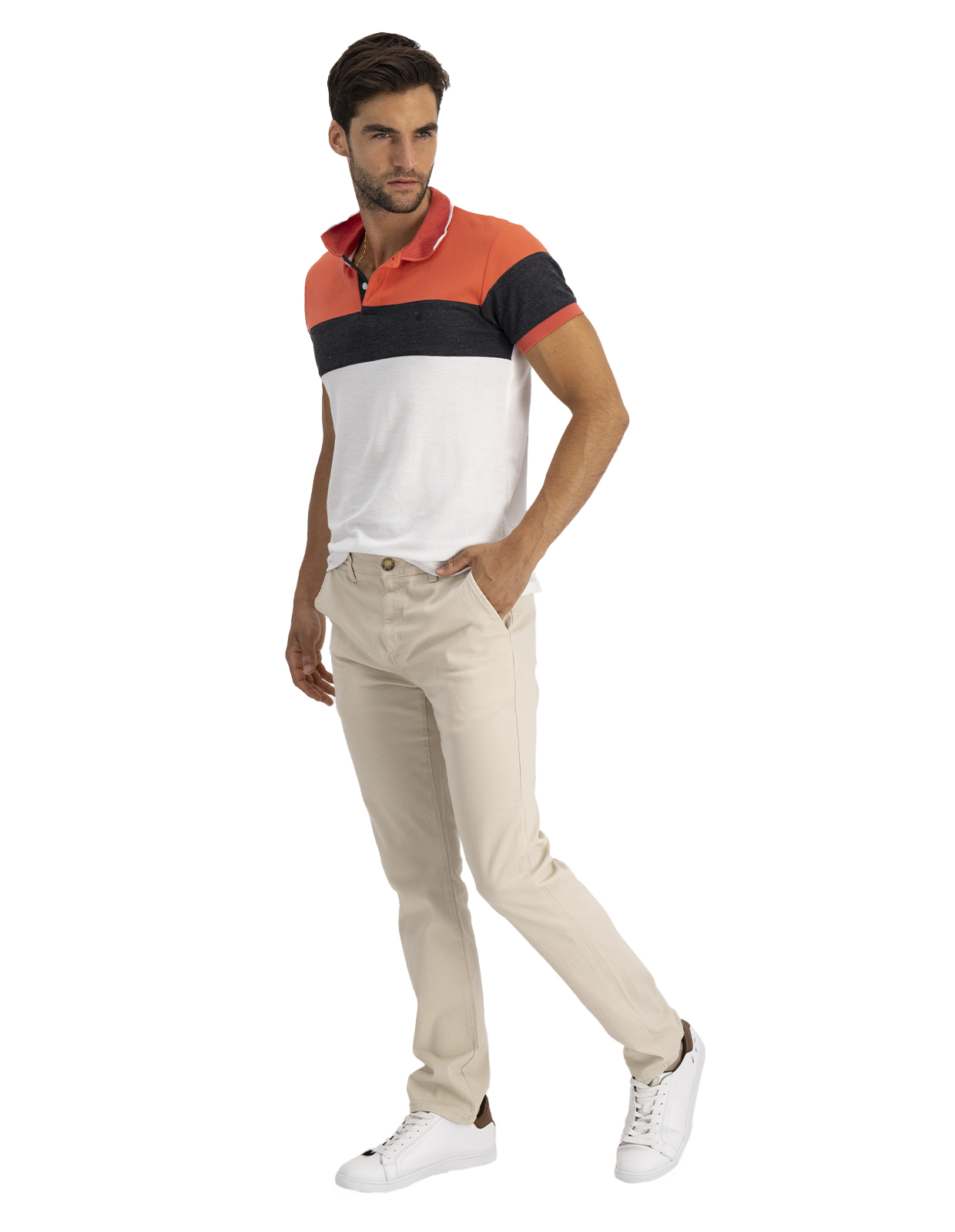 Pantalón Holstone Estilo Chino De Gabardina Para Hombre