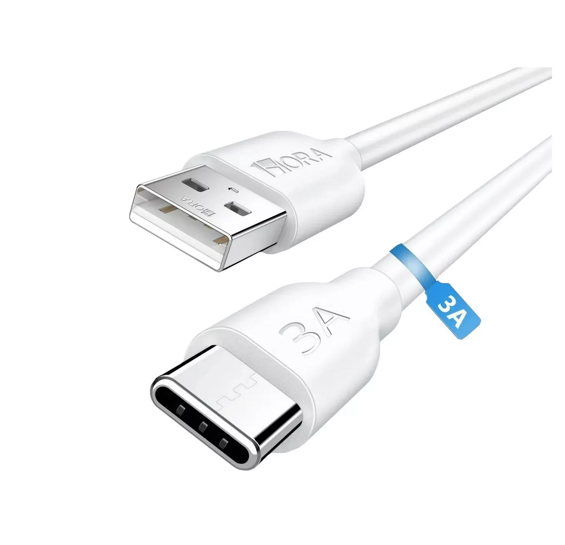Cable 1 Hora Tipo C 1M Caja 3A Blanco