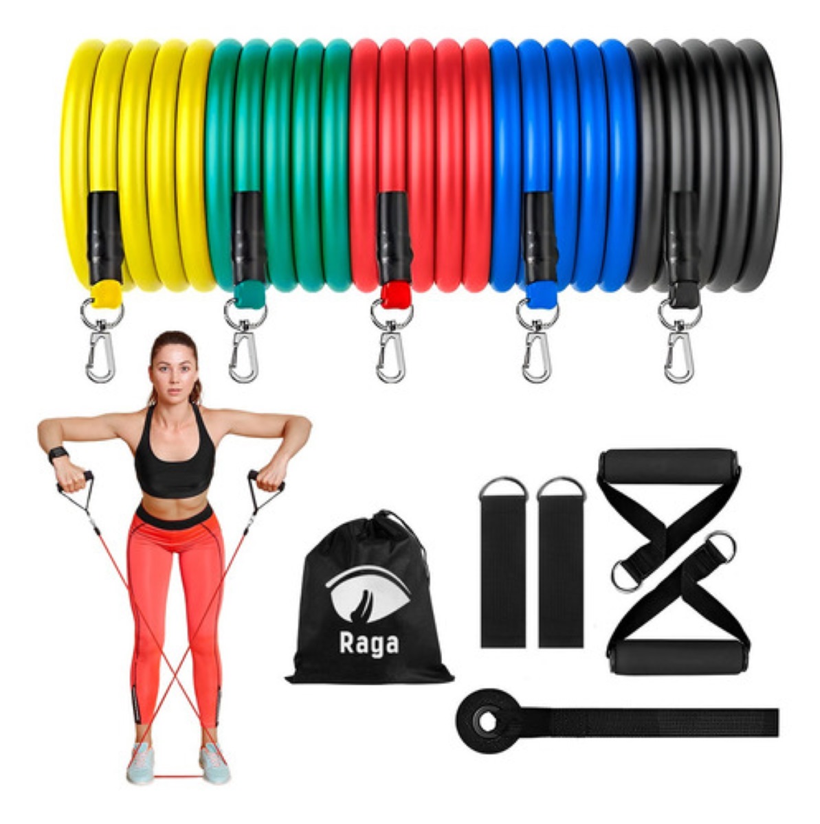 Bandas De Resistencia Gimnasio Ligas Ejercicio Yoga Fitness multicolor