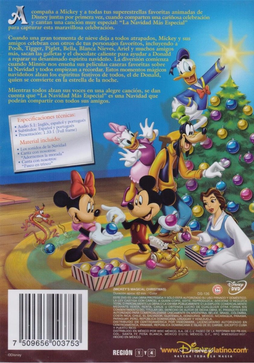 La Navidad Magica De Mickey Pelicula Dvd