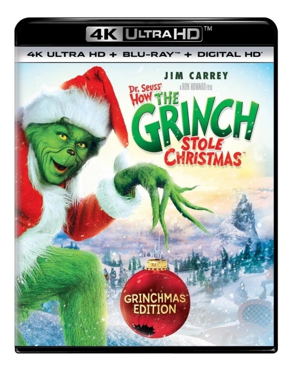 El Grinch The Grinch Pelicula 4k Ultra Hd  Blu ray  Dig