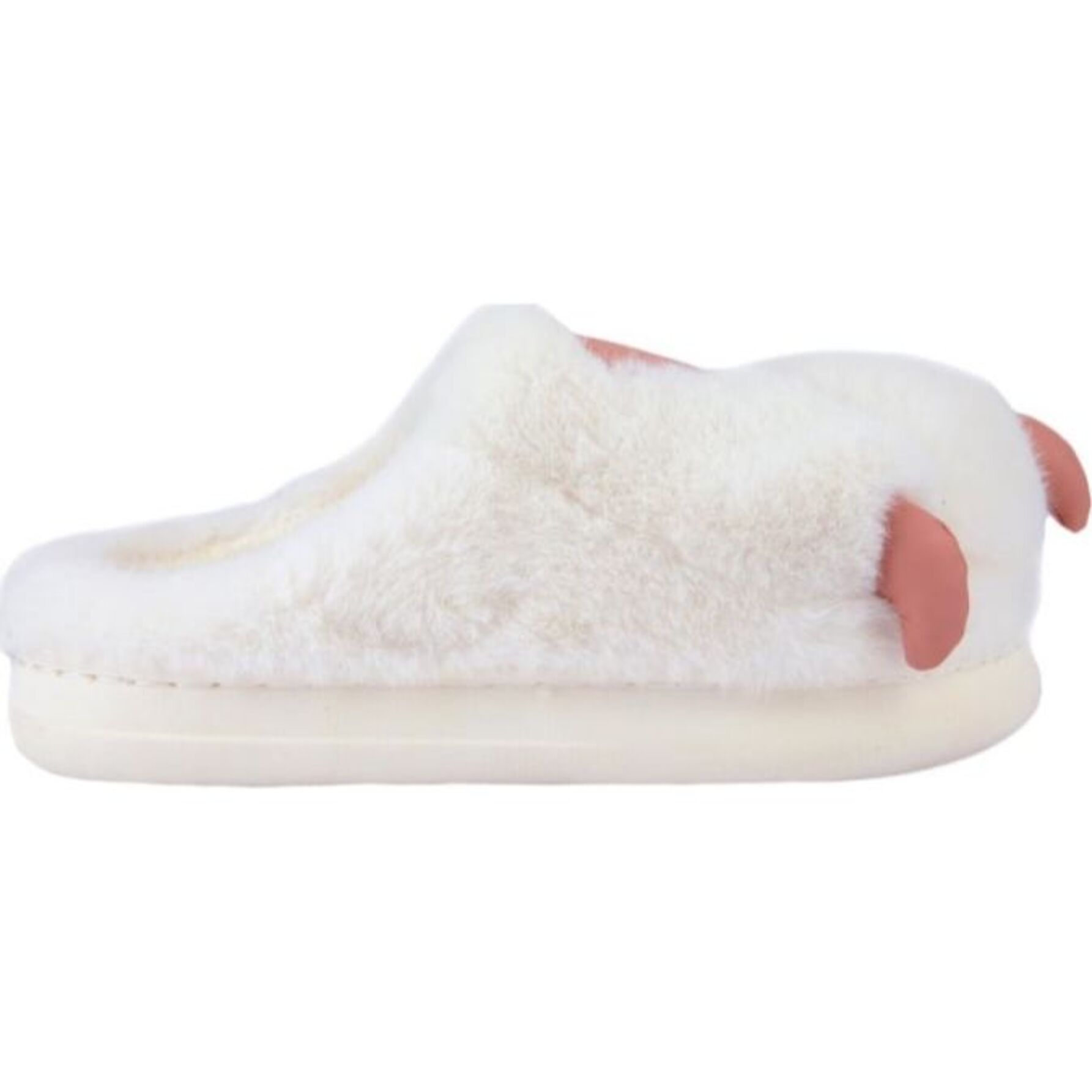 Pantufla para mujer, con forma de garra de peluche, color blanco, marca Love to Lounge 1170200