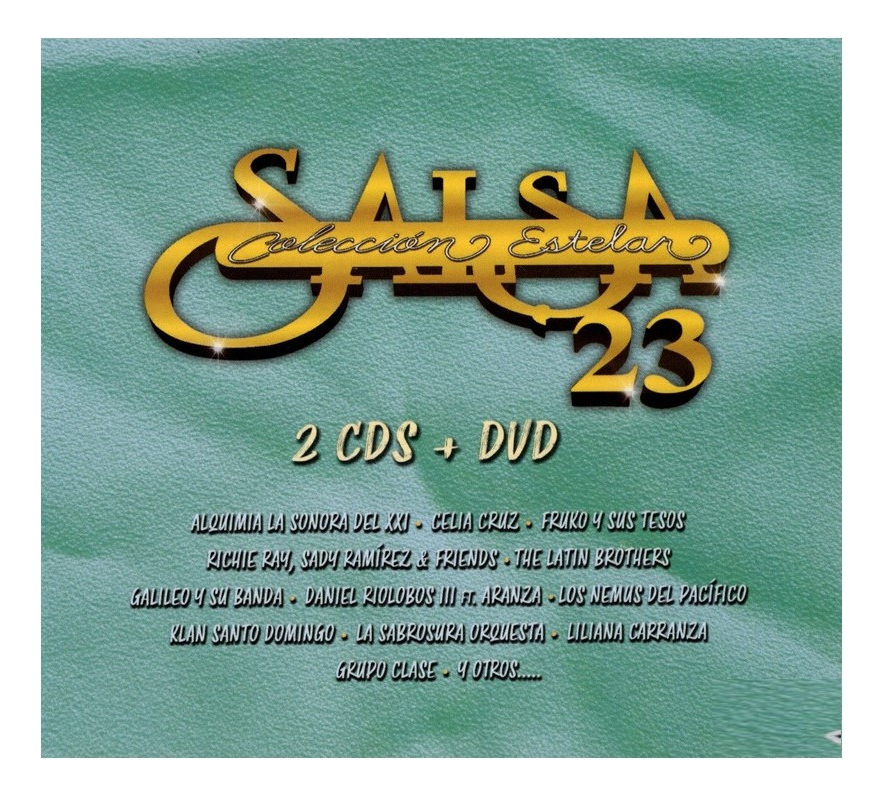 Salsa Coleccion Estelar 2023  2 Discos Cd  Dvd