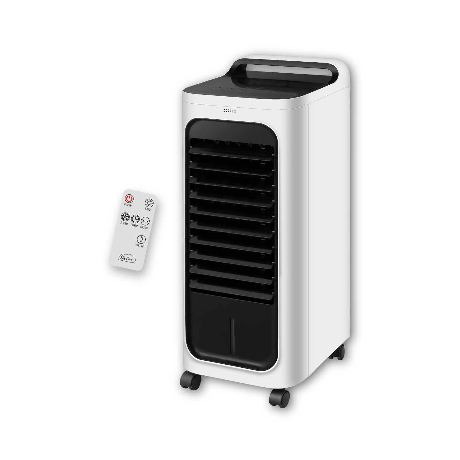 Ventilador Enfriador y Calefactor 4 en 1 Blanco 33 cm x 30.5 cm x 67.5 cm