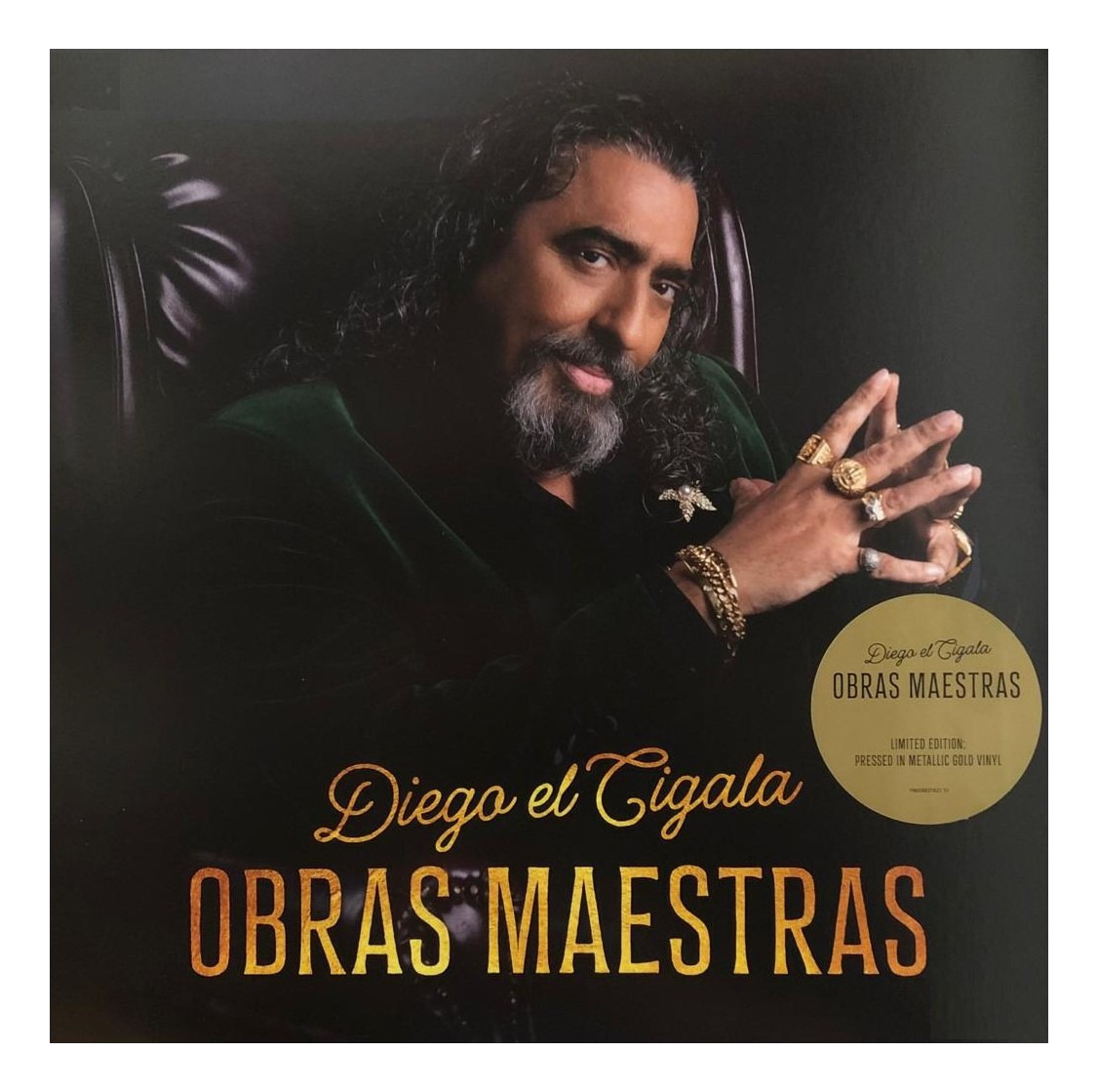 Diego El Cigala Obras Maestras Gold Dorado Lp Vinyl