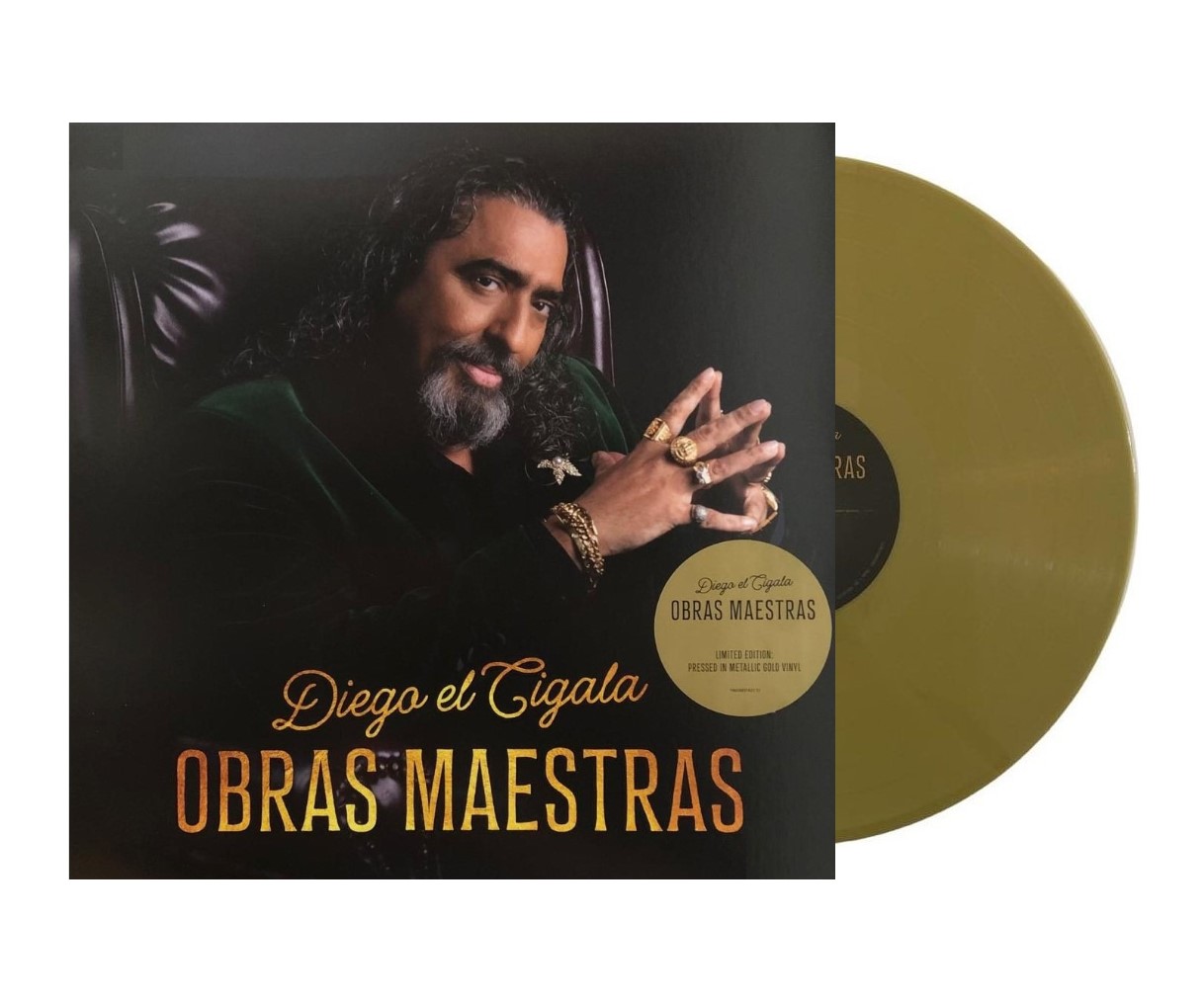 Diego El Cigala Obras Maestras Gold Dorado Lp Vinyl