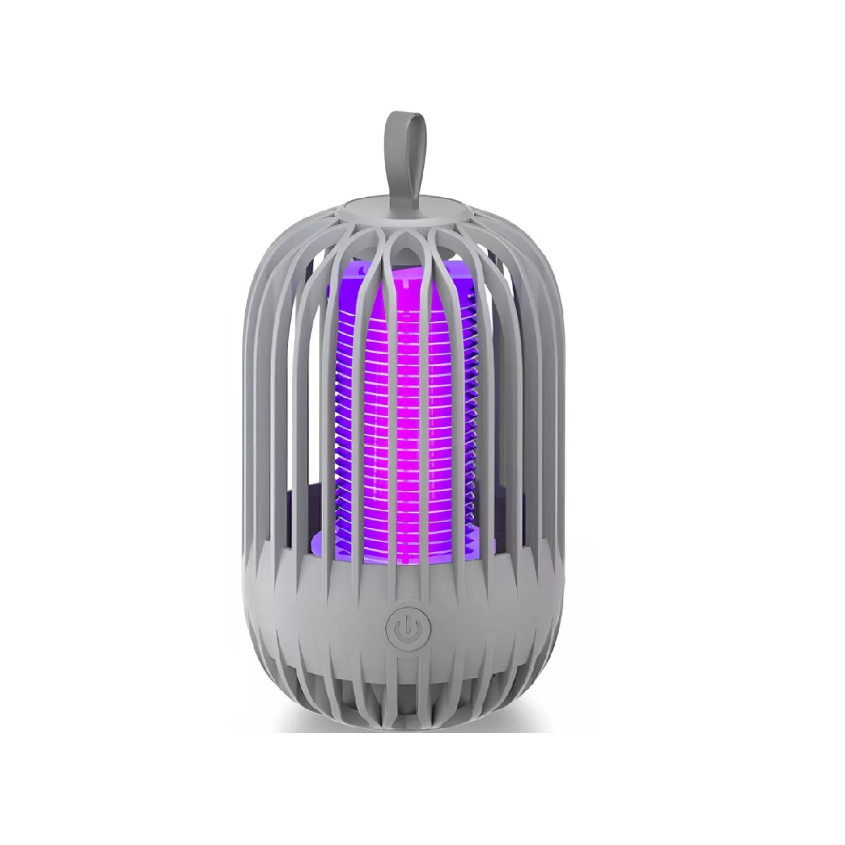 Lámpara Mata Mosquitos Insectos Uv Usb Eléctrico Color Gris