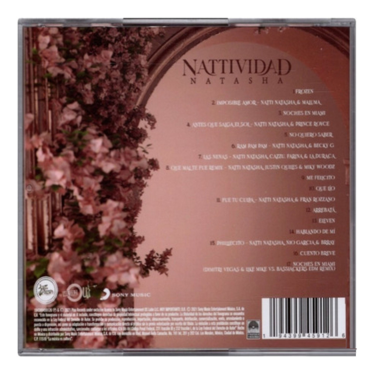 Natti Natasha - Nattividad - Disco Cd