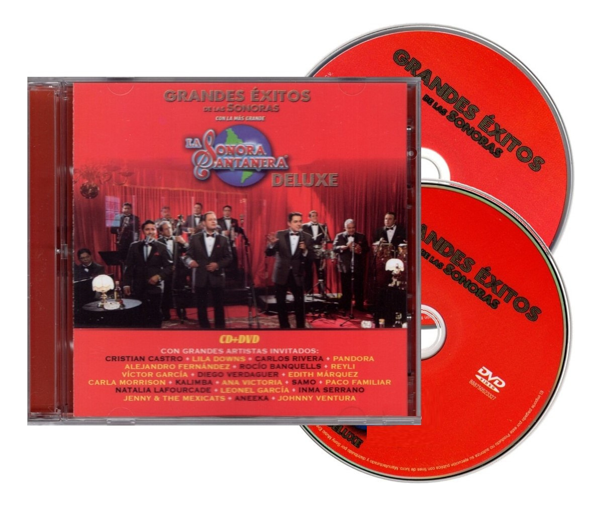 La Sonora Santanera - Grandes Exitos Las Sonoras - Disco Cd + Dvd.