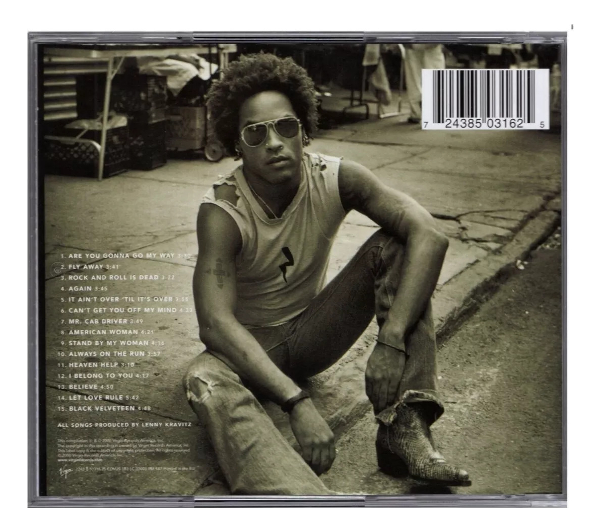 Lenny Kravitz  Greatest Hits  Disco Cd 15 Canciones
