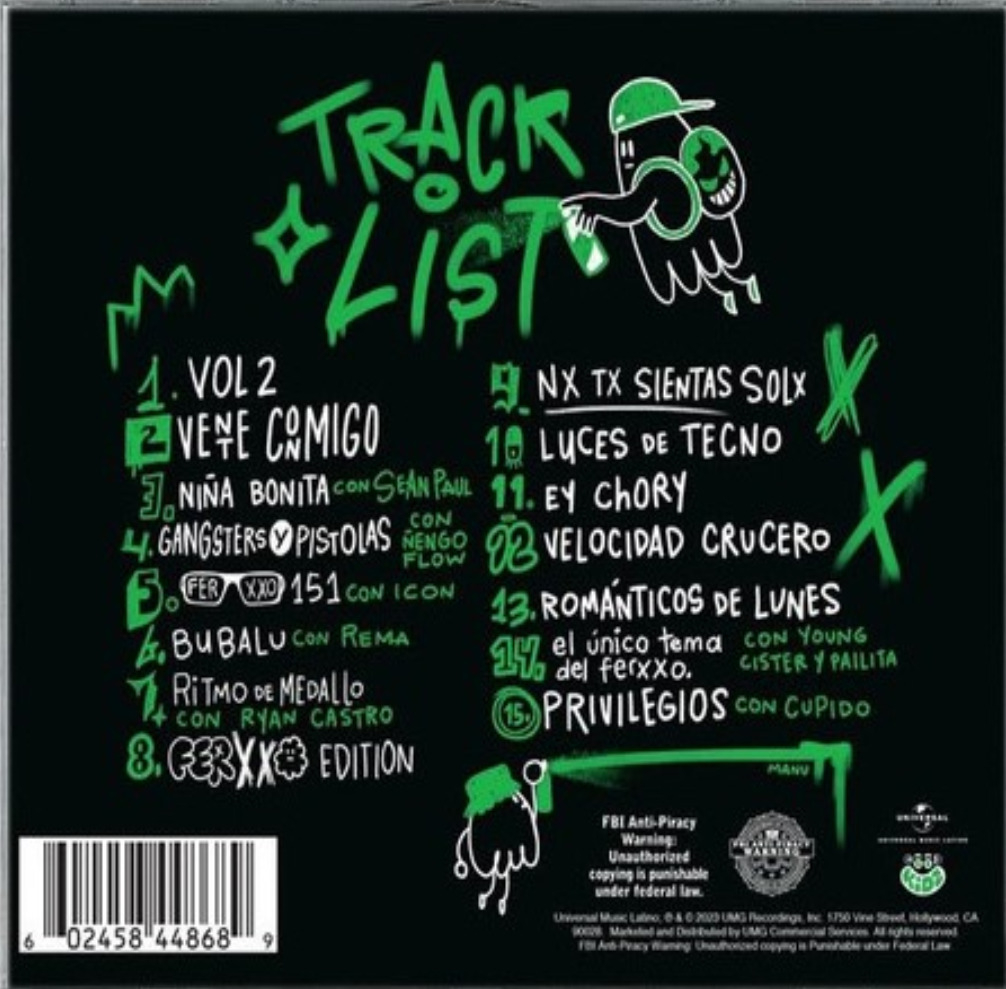 Feid Mor No Le Temas A La Oscuridad Disco Cd