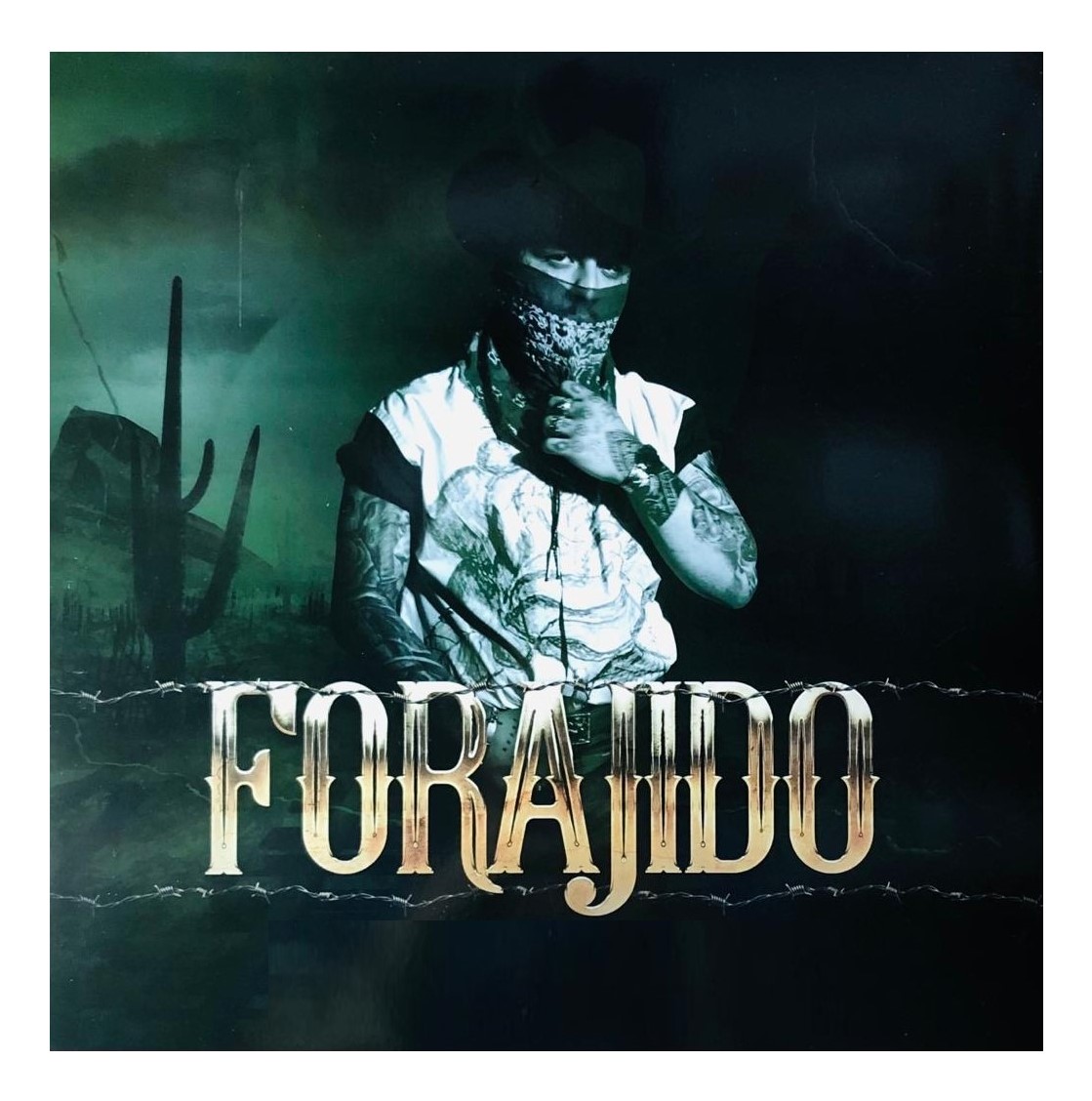 Christian Nodal Forajido Verde Green Lp Vinyl.