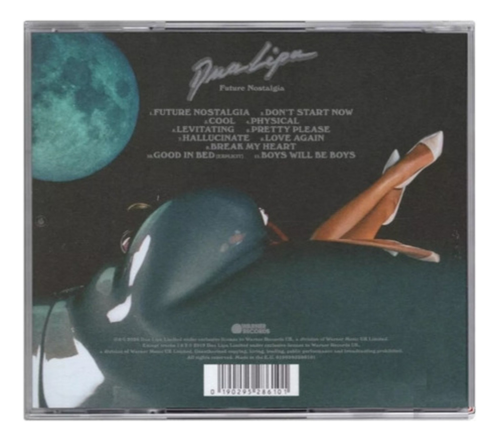 Dua Lipa - Future Nostalgia - Disco Cd