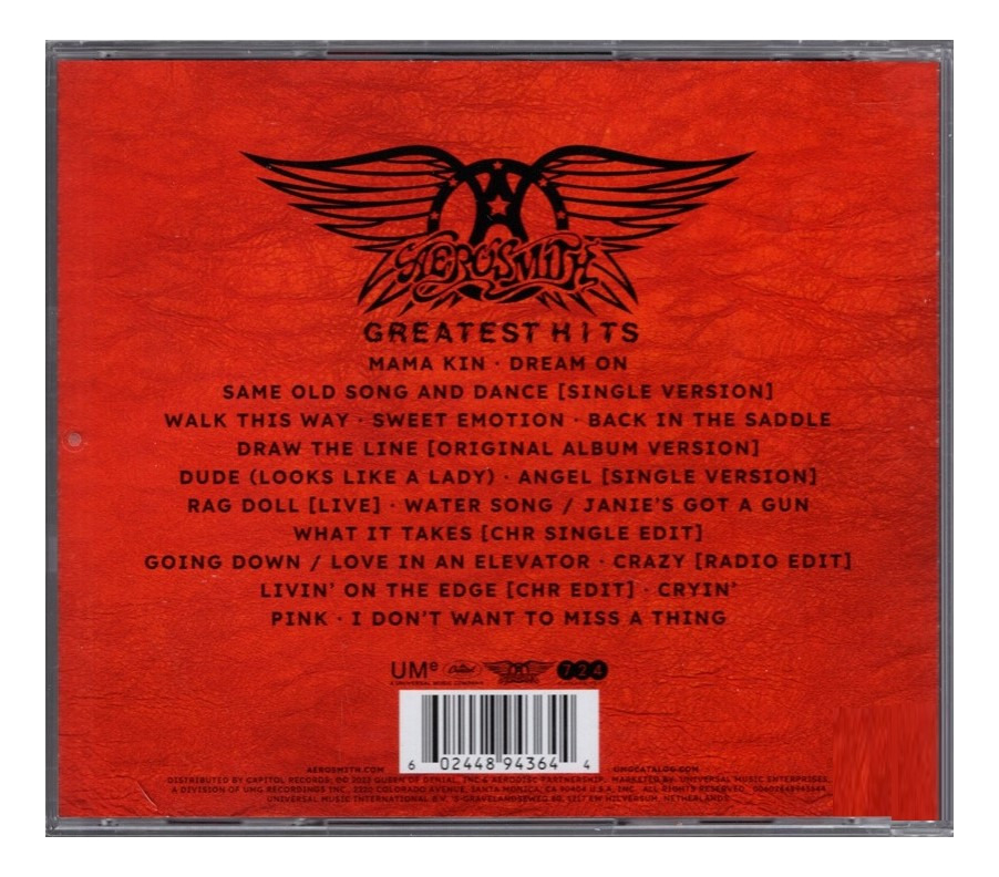 Aerosmith Greatest Hits Importado Cd Disco