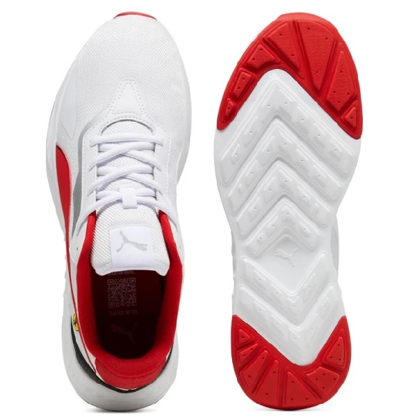 Tenis Puma Ferrari Tiburion Blanco rojo Hombre Tallas 25 al 29.5