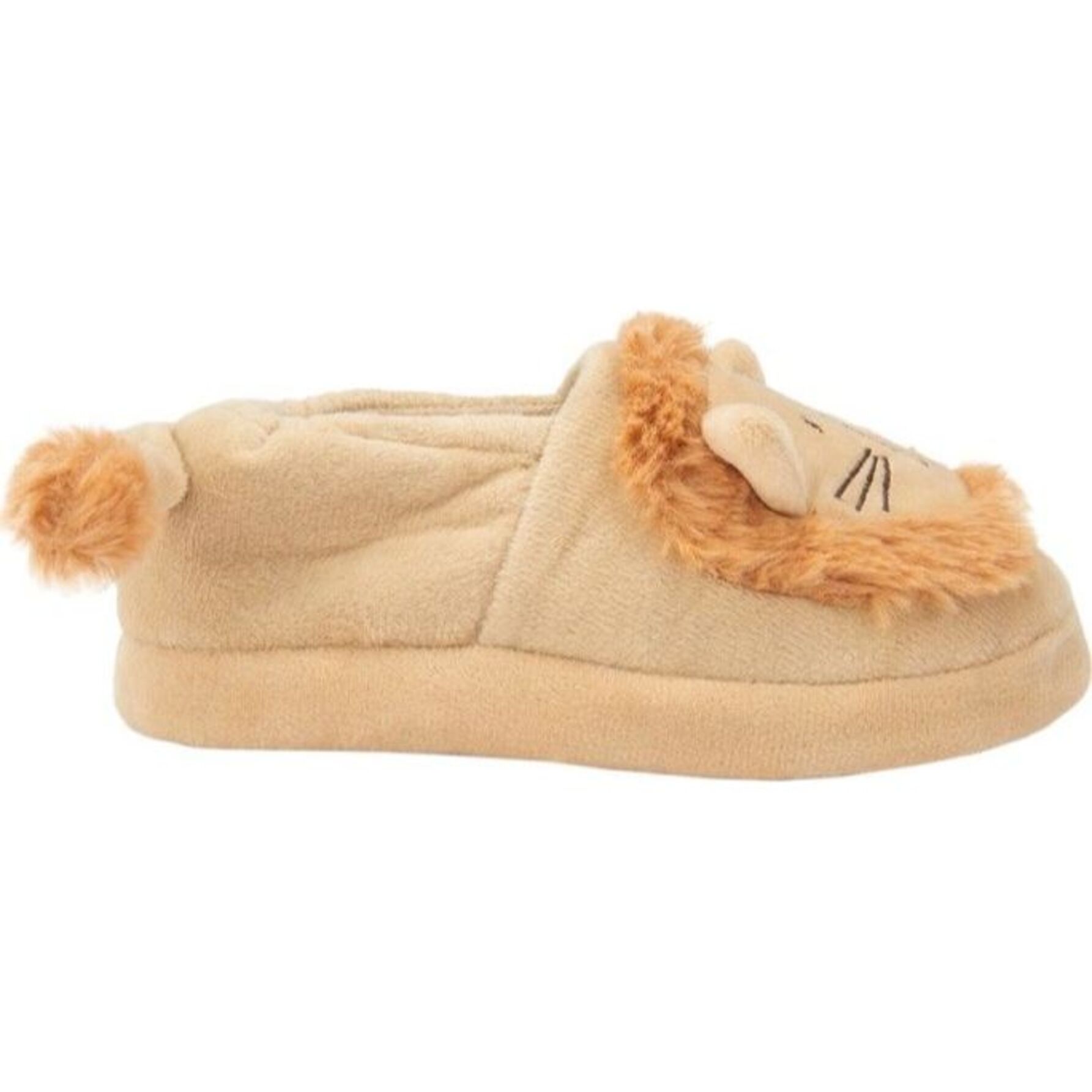 Pantufla para niño, cerrada, con forma de león, color beige, marca Schatz Kids 1044072