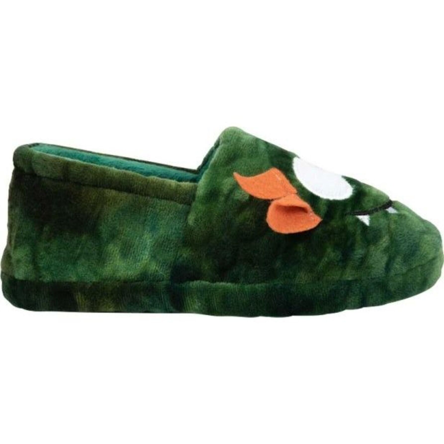 Pantufla para niño, con divertido diseño de monstruo verde, cerrada, marca Schatz Kids 995707