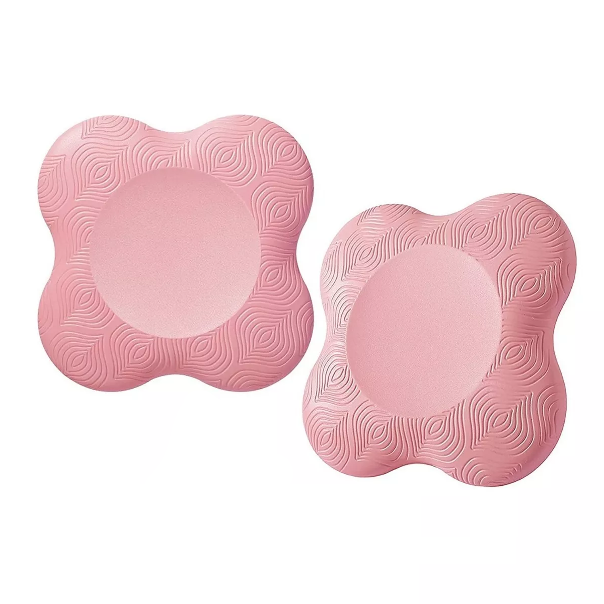 Rodillera De Yoga Almohadilla De Apoyo Plana Engrosada 2 Pzs Rosa Talla G