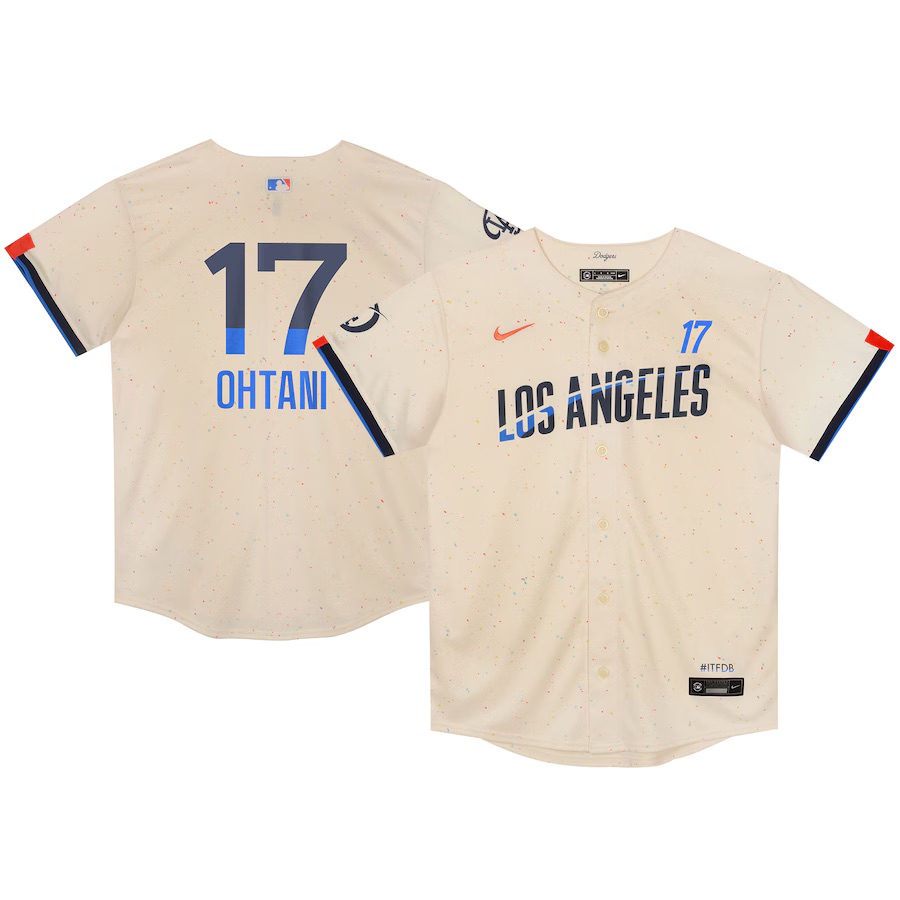 Jersey Original niño youth Nike Beisbol MLB Los Angeles Dodgers City Connect #17 