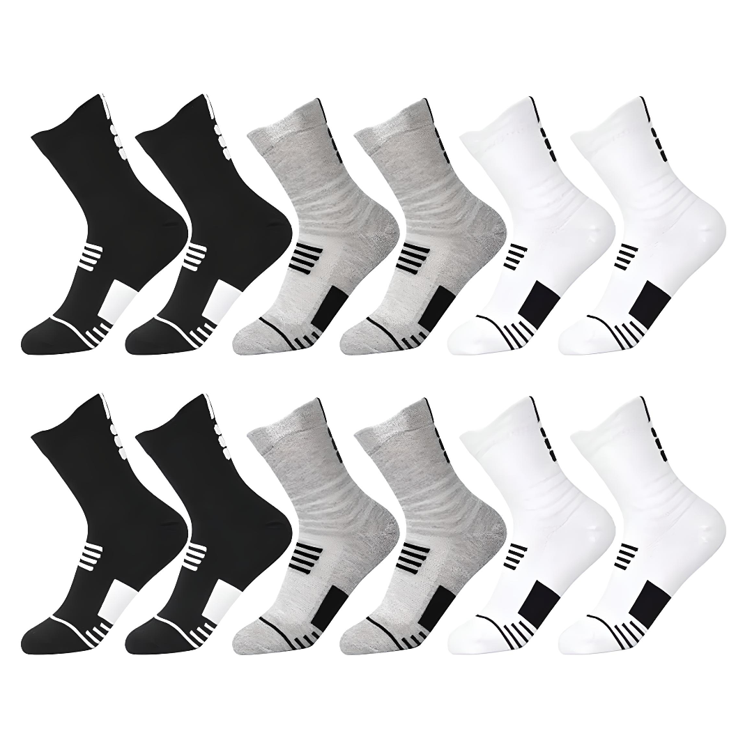 Paquete De 12 Pares De Calcetines Deportivos De Hombre talla mediana