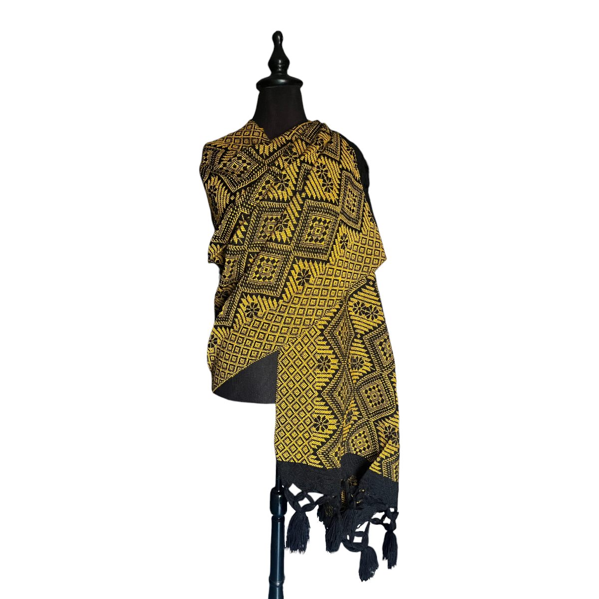 Rebozo Artesanal Grueso Amarillo
