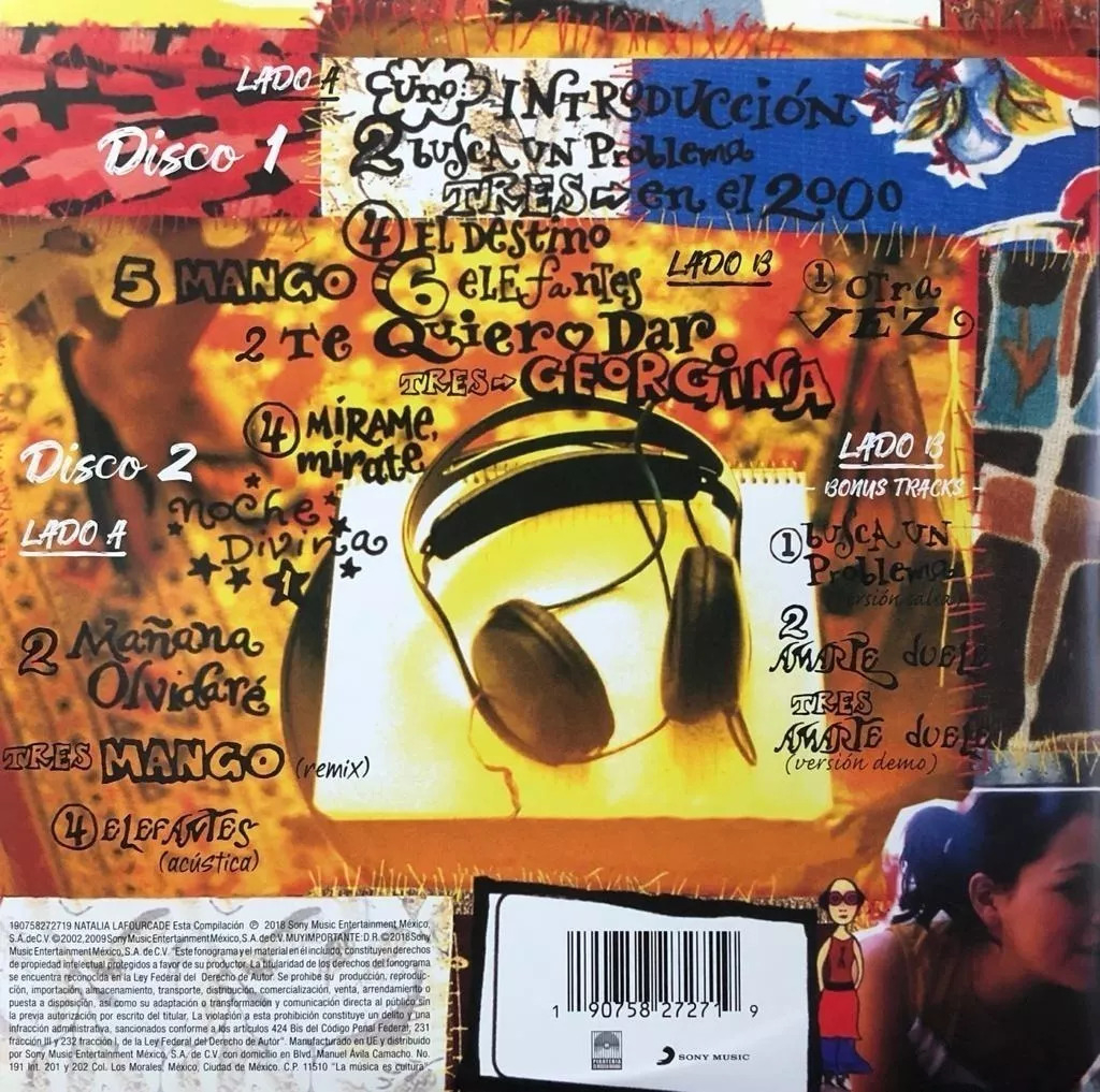 Natalia Lafourcade - 2 Discos Vinyl - Nuevo (17 Canciones).