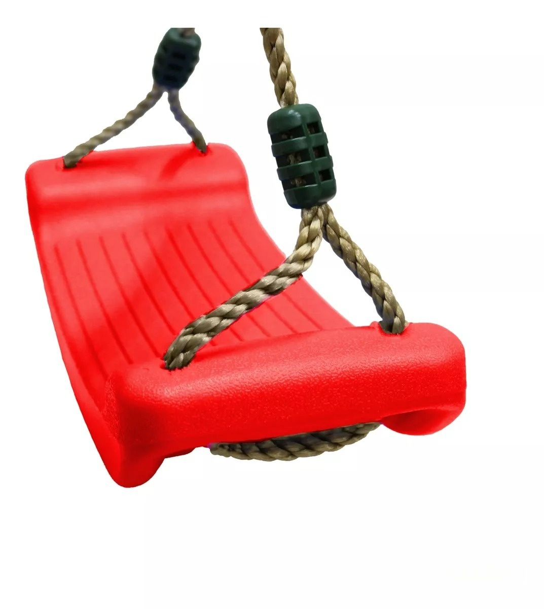 Columpio Para Niños Plastico Con Cuerdas Swing Asiento rojo