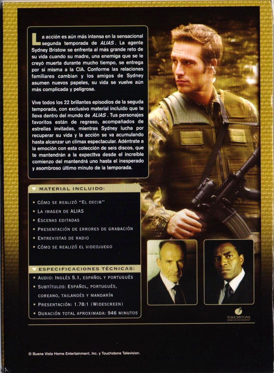 Alias Segunda Temporada 2 Dos Serie Dvd