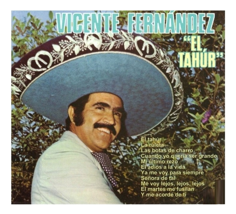 Vicente Fernandez - El Tahur - Disco Cd 11 Canciones