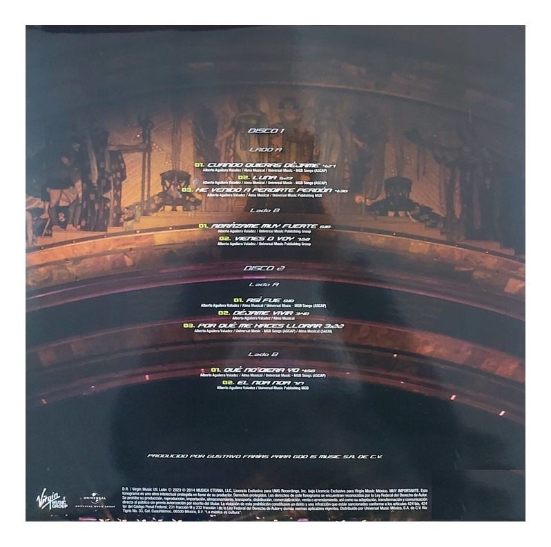 Juan Gabriel Mis 40 Bellas Artes Vol 2 Dos Color 2 Lp Vinyl.