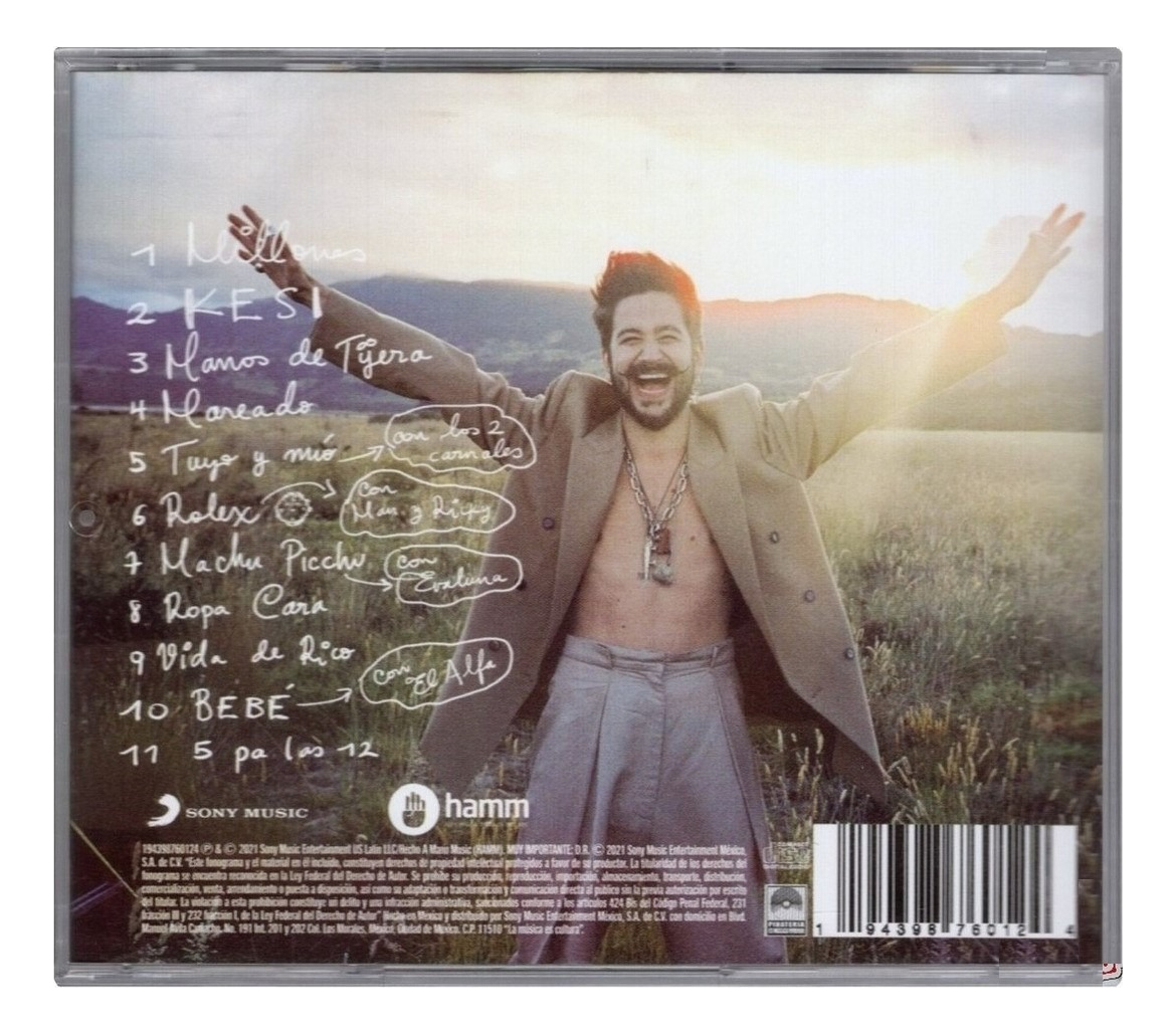 Camilo - Mis Manos - Disco Cd.
