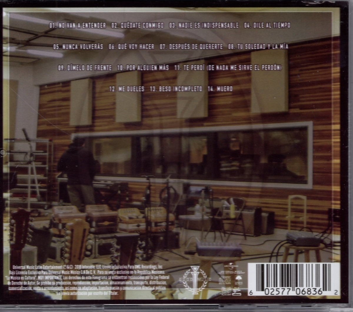 Percepcion - Intocable - Disco Cd - Nuevo (14 Canciones).
