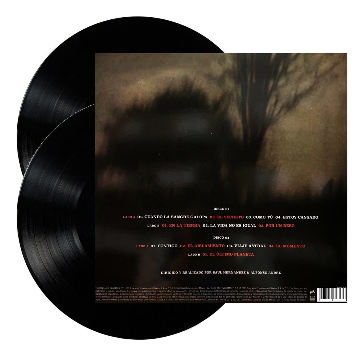 Jaguares Cuando La Sangre Galopa  2 Lp Vinyl