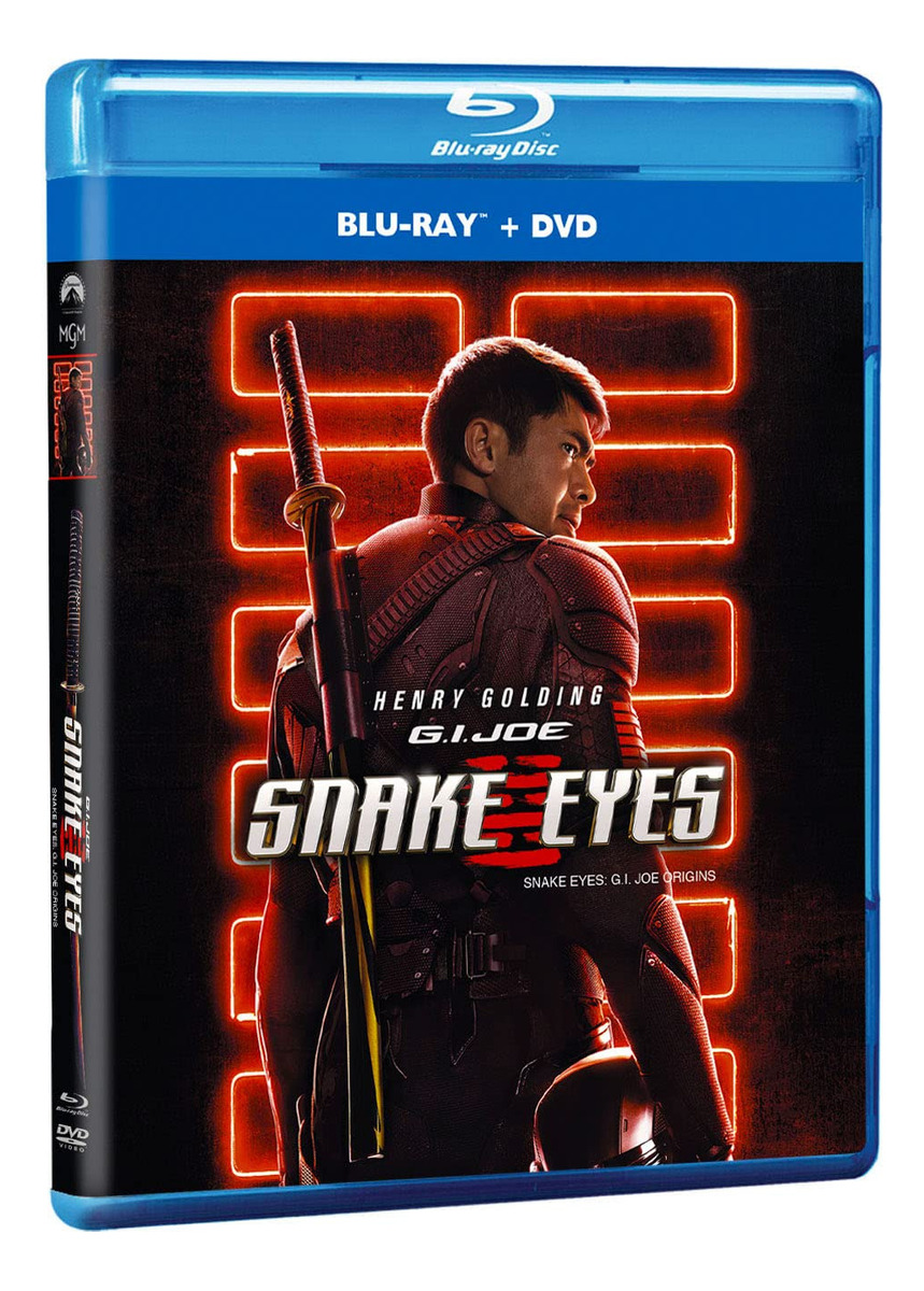 G. I. Joe Snake Eyes Henry Golding Pelicula Blu-ray + Dvd