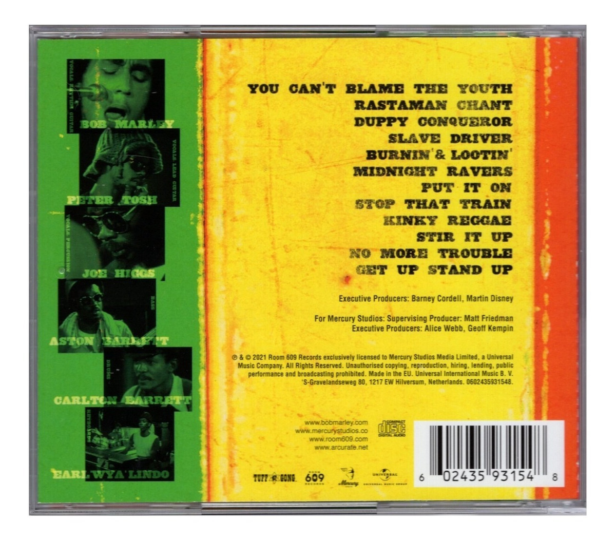 Bob Marley & Wailers The Capitol Session 73 - Disco Cd