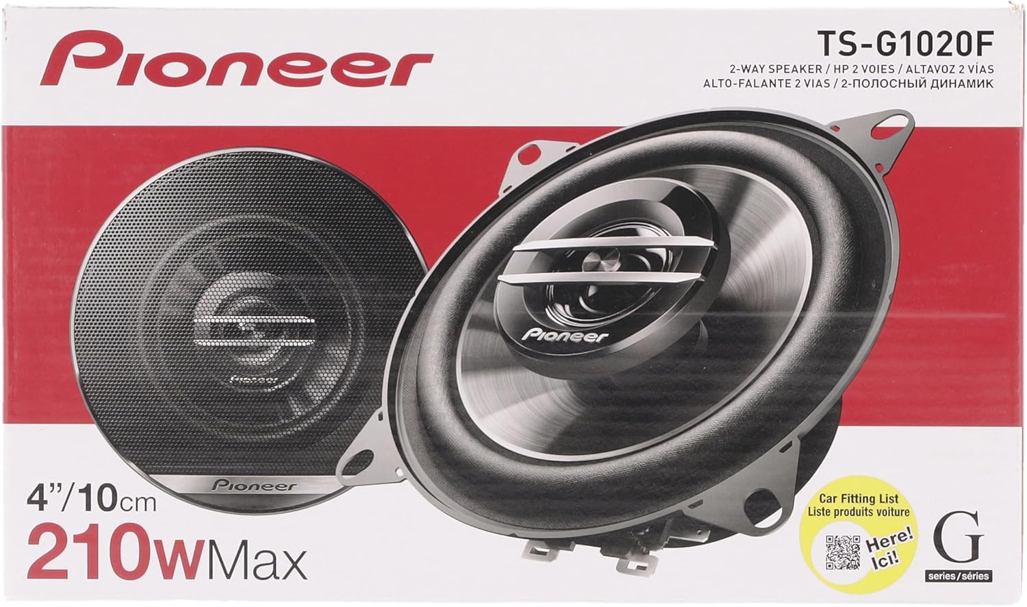 Bocinas Coaxiales 4 Pulgadas Pioneer TS-G1020f 2 Vías 210w
