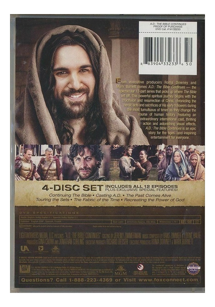 Ad The Bible Continues La Biblia Continua Serie Completa Dvd.