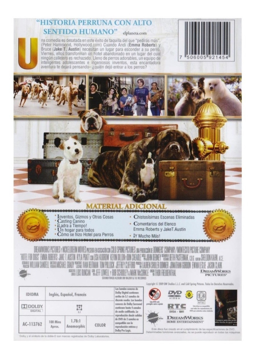 Hotel Para Perros Pelicula Original Dvd