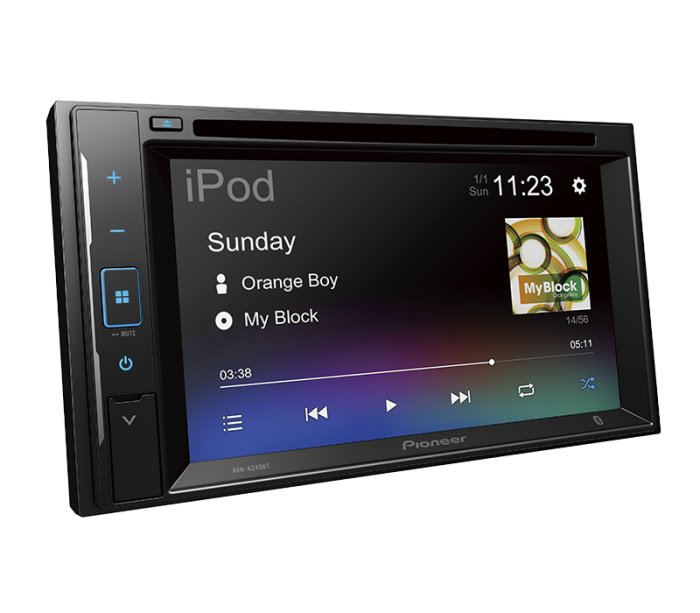 Autoestéreo de pantalla PIONEER AVH-A245BT Weblink DVD/USB/BT