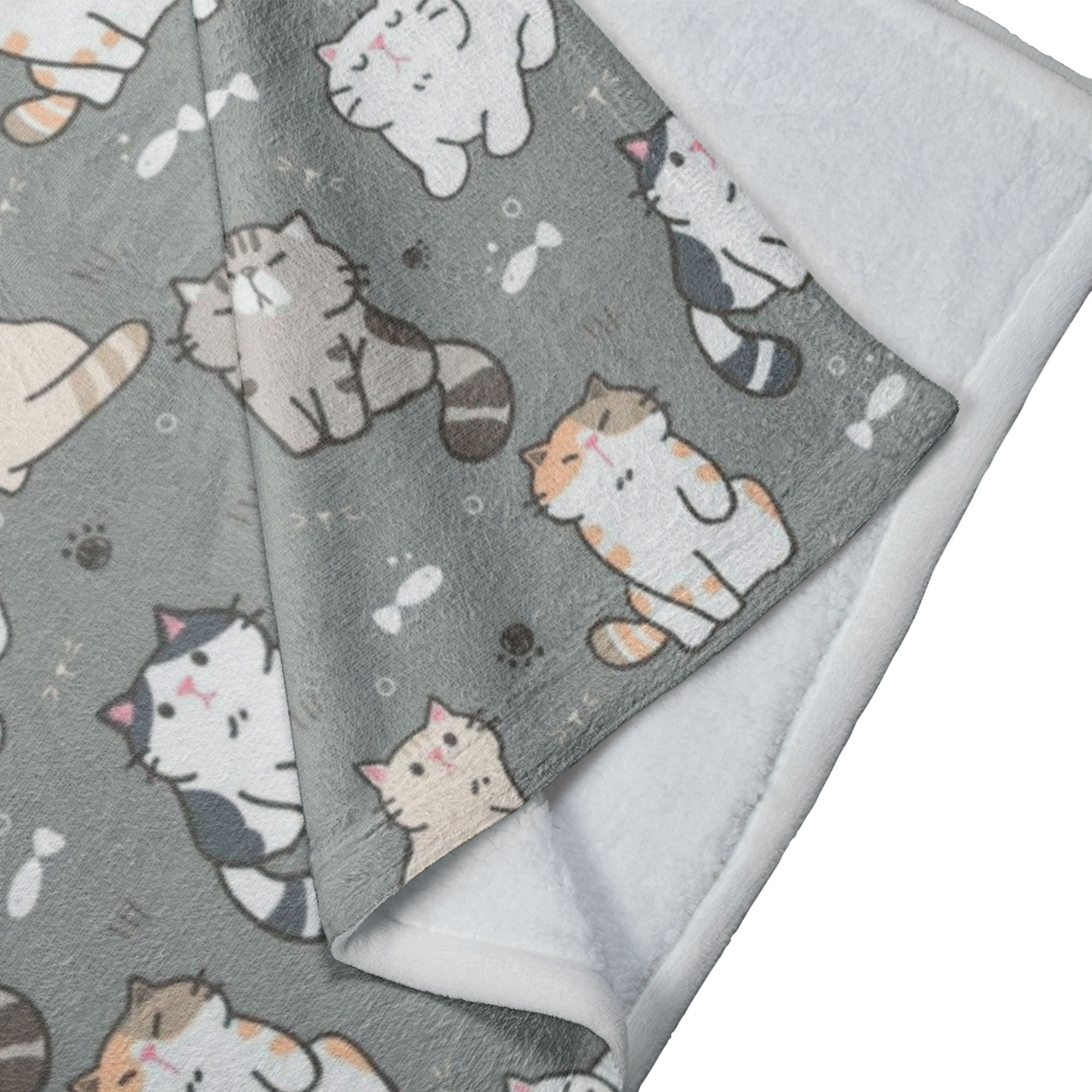 Cobija Manta Frazada Diseño de Gatitos Ultra Suave y Ligera de Alta Calidad